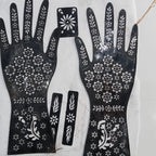 Full Hand Henna Sticker - feet design