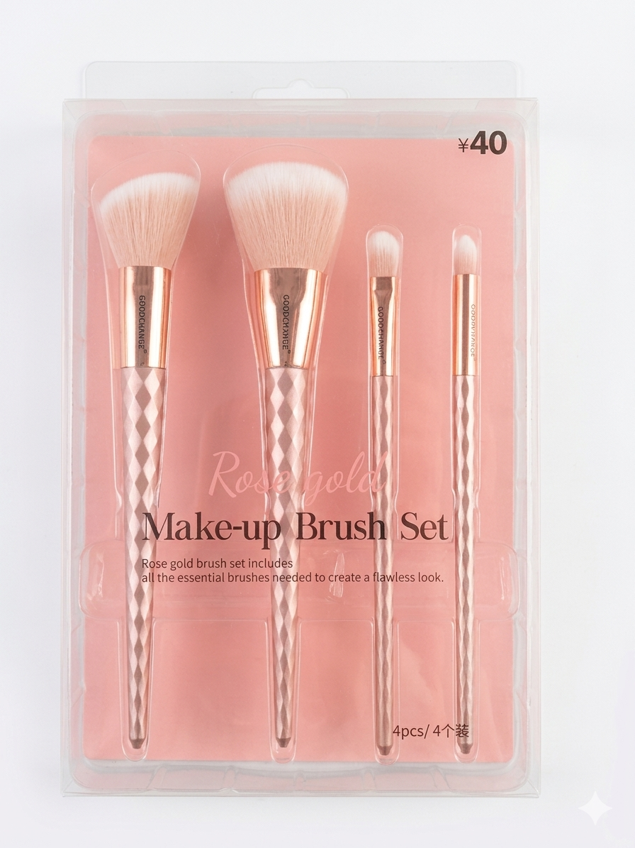 Goodchange Makeup Brush Set - foundation brush close-up