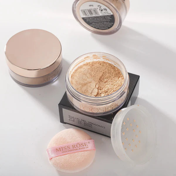 Miss Rose Matte Loose Powder - container