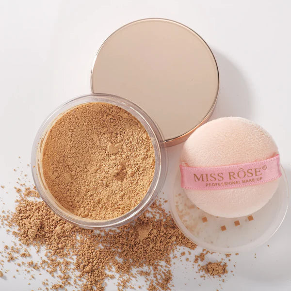 Miss Rose Matte Loose Powder - texture