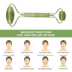 Jade Roller & Gua Sha Skincare Set – Noiseless Facial Body Massager - The Nexa Shop
