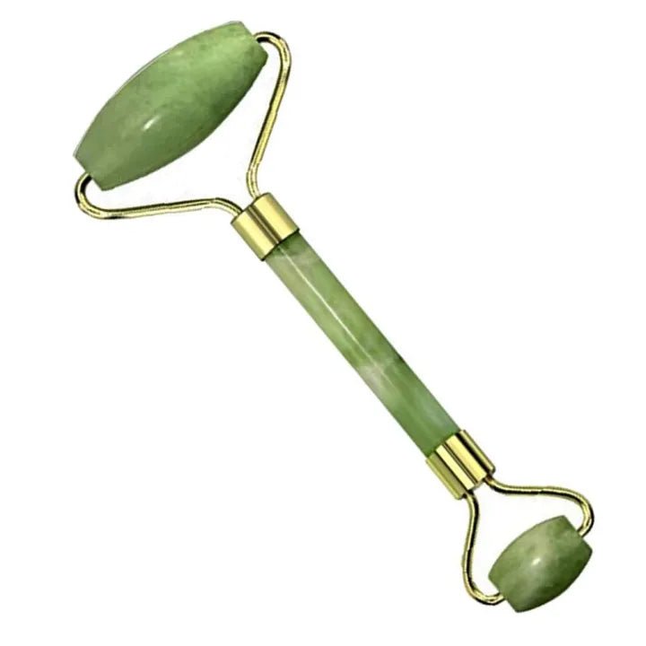 Jade Roller & Gua Sha Skincare Set – Noiseless Facial Body Massager - The Nexa Shop