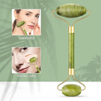 Jade Roller & Gua Sha Skincare Set – Noiseless Facial Body Massager - The Nexa Shop