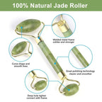 Jade Roller & Gua Sha Skincare Set – Noiseless Facial Body Massager - The Nexa Shop
