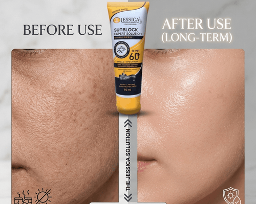 Jessica Professional Sunblock Expert Solution SPF 60 – Broad Spectrum Long Lasting Sun Protection - The Nexa Shop