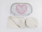 Luxury 3 - in - 1 Transparent Travel Toiletry & Makeup Bag Set - Pouch Organizer - The Nexa Shop