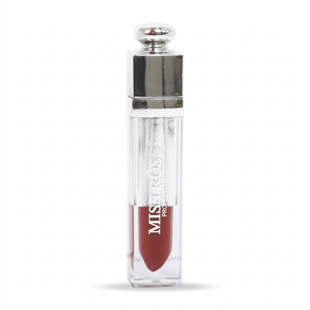 Miss Rose Silver Angelic Matte Lip Gloss – Long Lasting Velvet Finish - The Nexa Shop