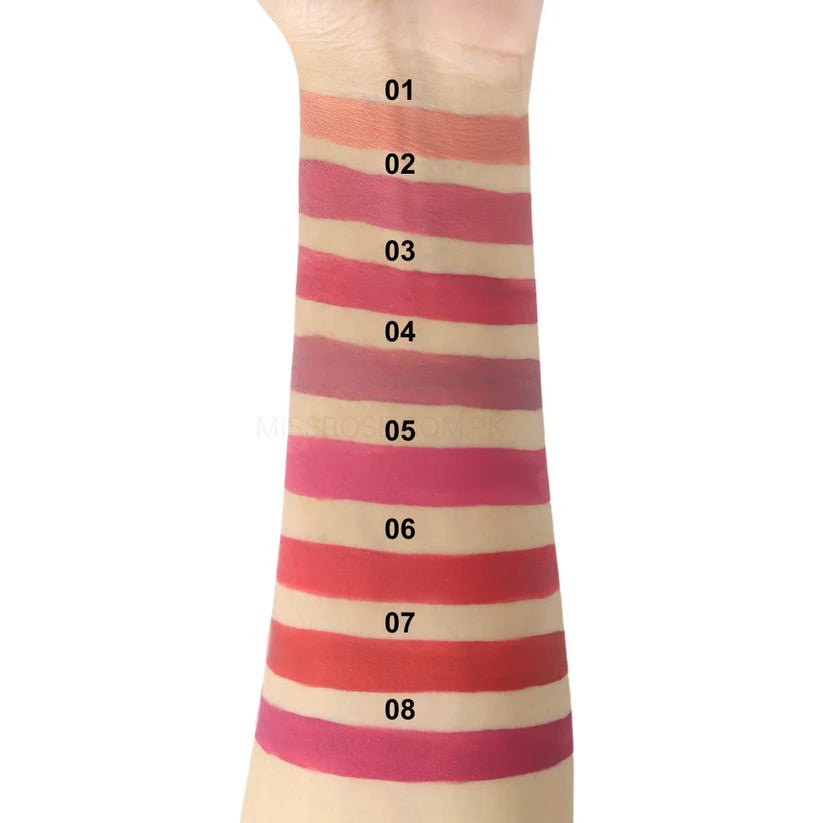 Miss Rose Silver Angelic Matte Lip Gloss – Long Lasting Velvet Finish - The Nexa Shop