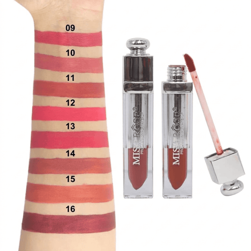Miss Rose Silver Angelic Matte Lip Gloss – Long Lasting Velvet Finish - The Nexa Shop