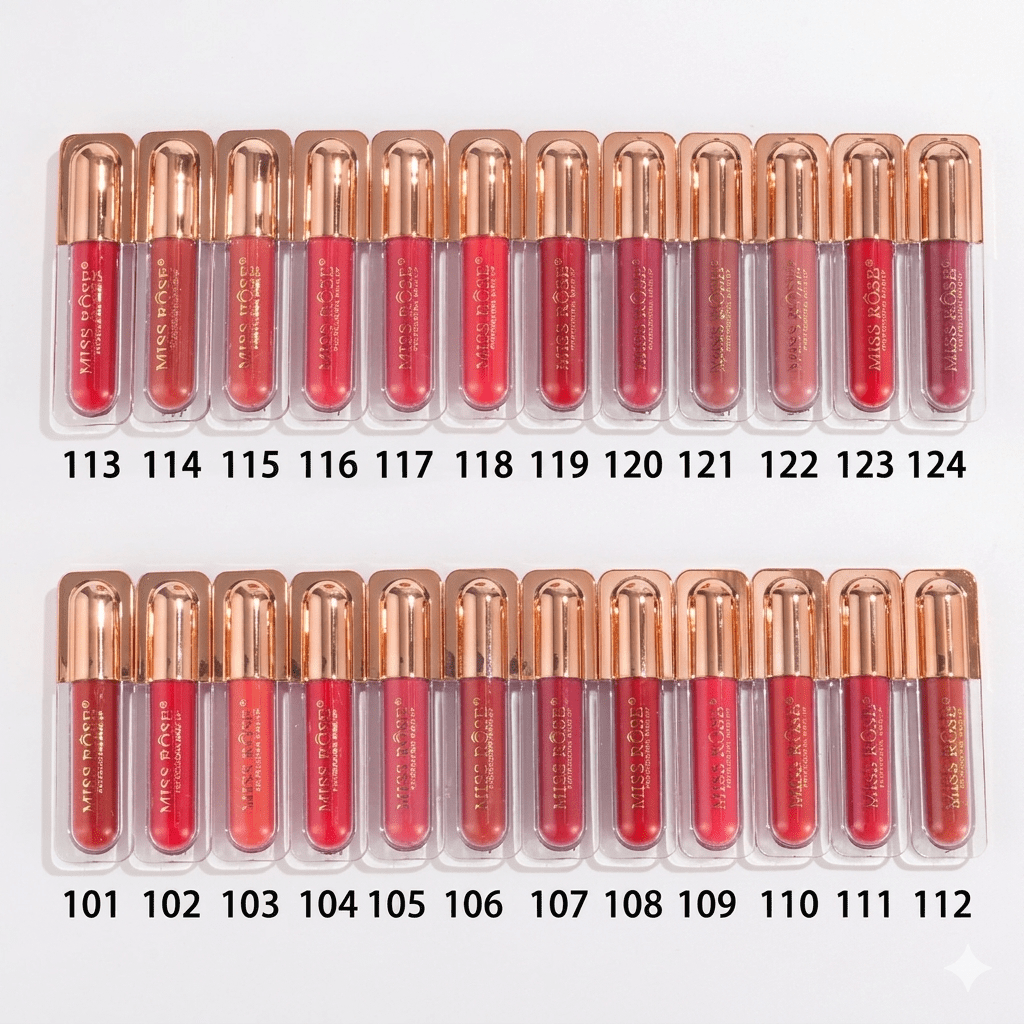 Miss Rose Velvet Luxe Liquid Lip Gloss – Smooth Matte Finish - The Nexa Shop