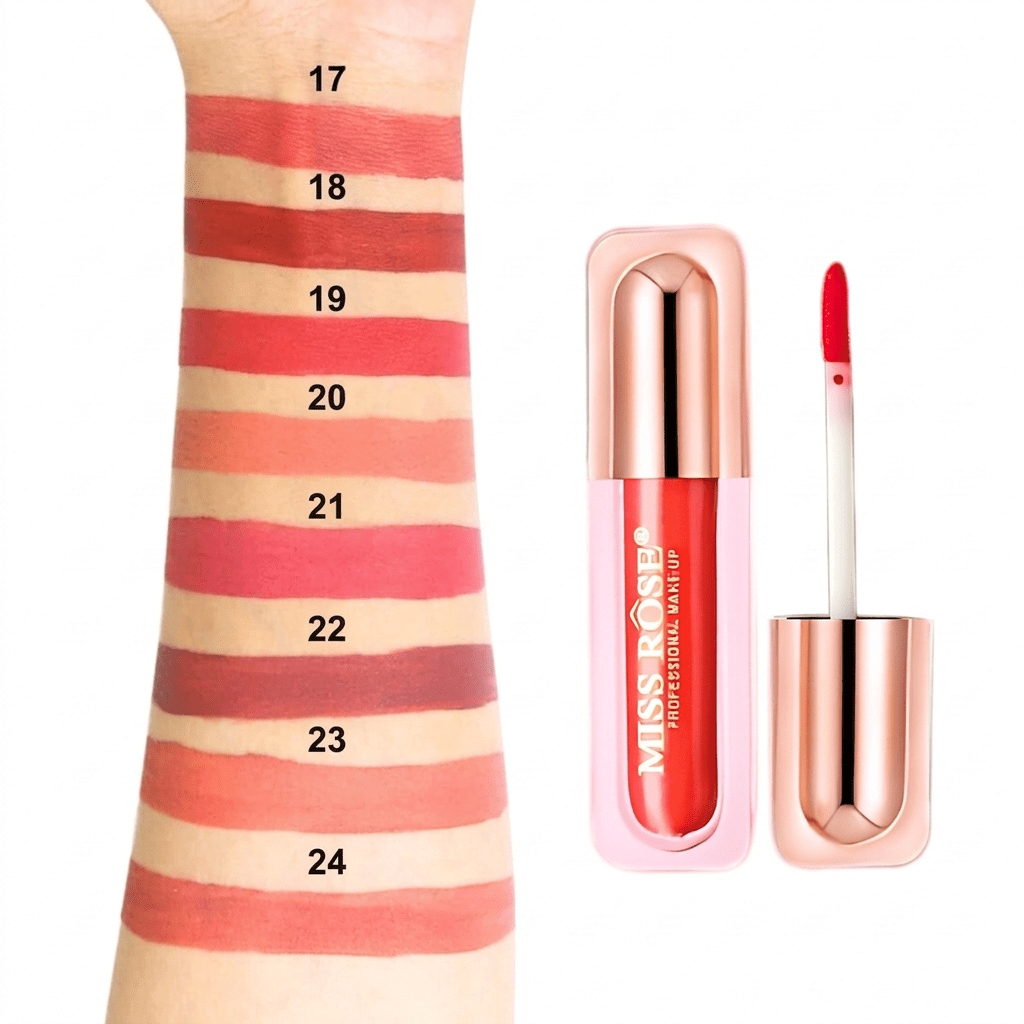 Miss Rose Velvet Luxe Liquid Lip Gloss – Smooth Matte Finish - The Nexa Shop