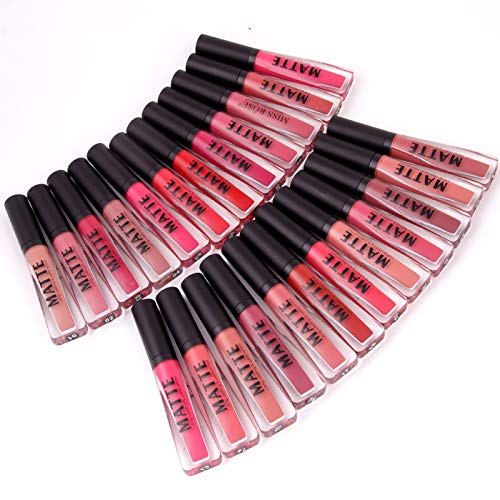 Miss Rose Velvet Matte Lip Gloss – Long Lasting Waterproof Color - The Nexa Shop