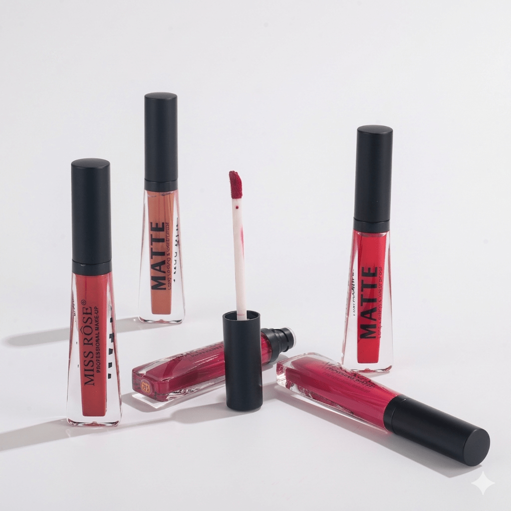Miss Rose Velvet Matte Lip Gloss – Long Lasting Waterproof Color - The Nexa Shop