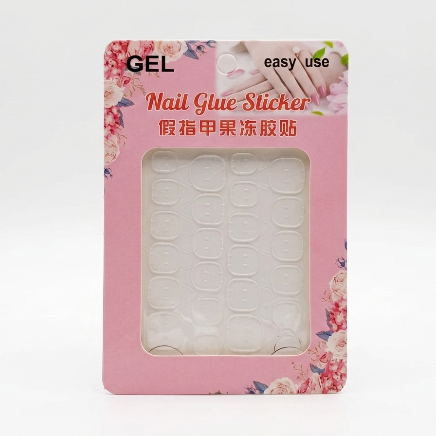 Self-Adhesive Gel Nail Glue Stickers – waterproof double-sided press-on nail tabs
