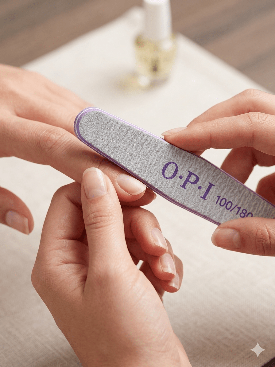 OPI Professional Nail Buffer – Dual - Sided 100/180 Grit Emery Board for Manicure & Pedicure - The Nexa Shop