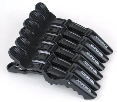 Pack of 6 Crocodile Hairdressing Clips – Non - Slip Alligator Styling & Sectioning Clips - The Nexa Shop