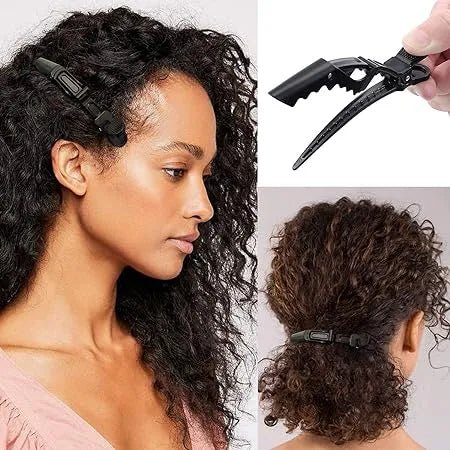 Pack of 6 Crocodile Hairdressing Clips – Non - Slip Alligator Styling & Sectioning Clips - The Nexa Shop
