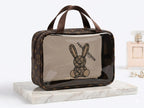 Waterproof Transparent Makeup & Travel Organizer Bag with Dual Handles