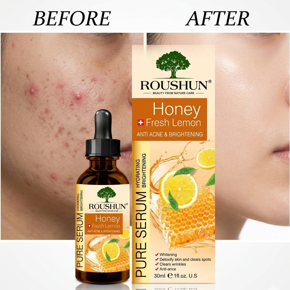 Roushun Lemon Serum - bottle detail