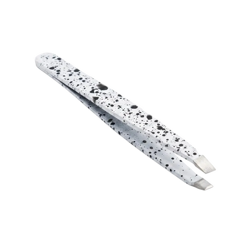 Professional Slant Tip Tweezers – precision eyebrow shaping and facial hair removal tool