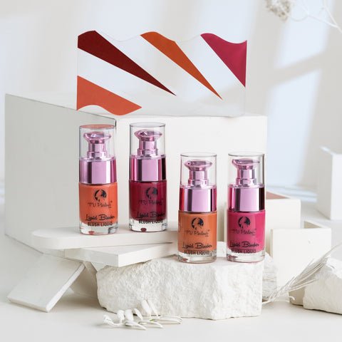 TV Parlour Liquid Blusher – Highly Pigmented Long - Wear Cream Blush Set - The Nexa Shop