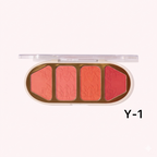 Miss Rose Island Hottie 4 Color Blusher Kit – warm everyday blush shades